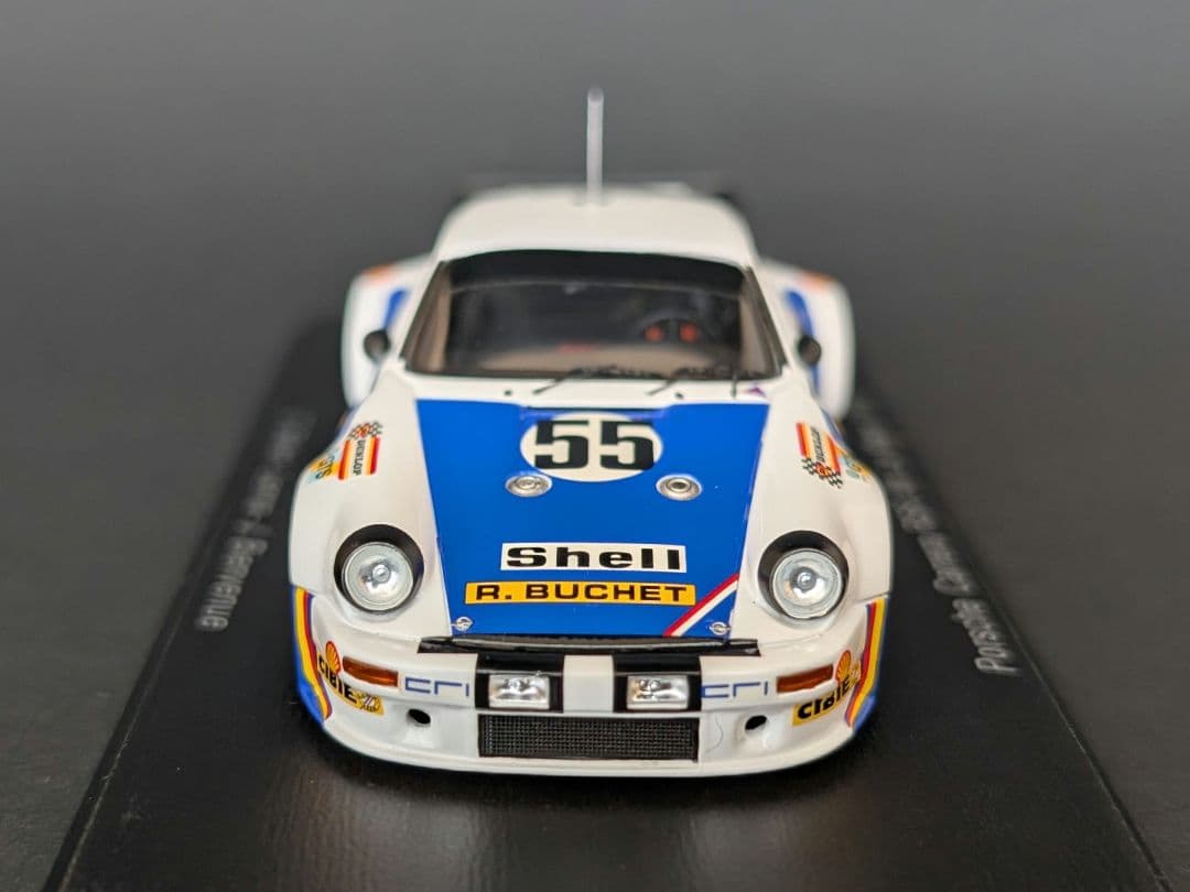 スパーク 1/43 ポルシェ カレラ RSR 1975年 ル・マン24時間 8位