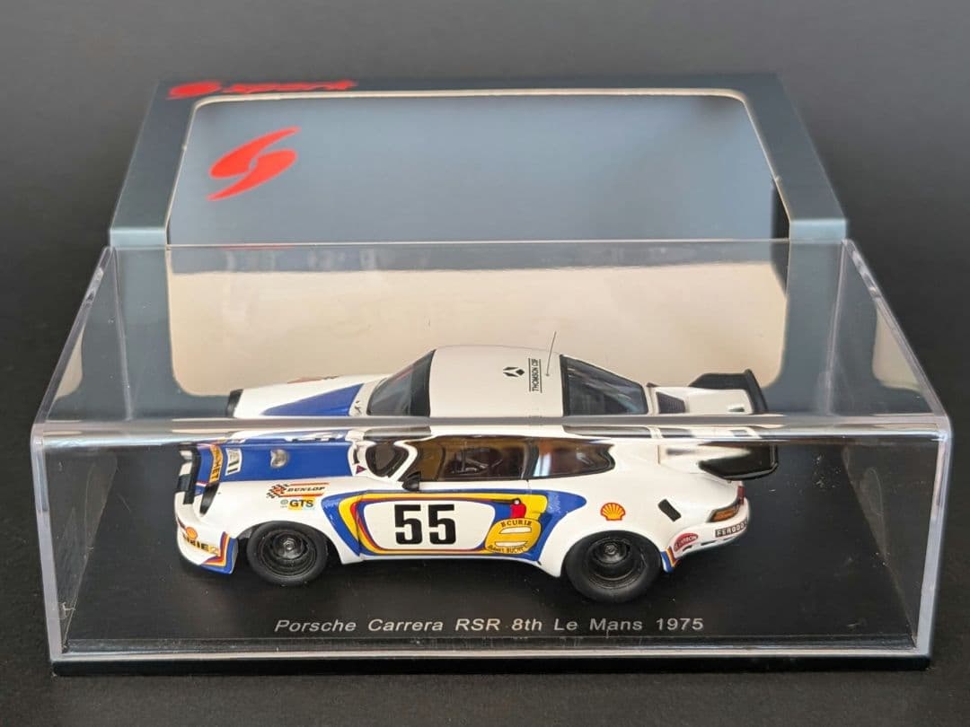 スパーク 1/43 ポルシェ カレラ RSR 1975年 ル・マン24時間 8位