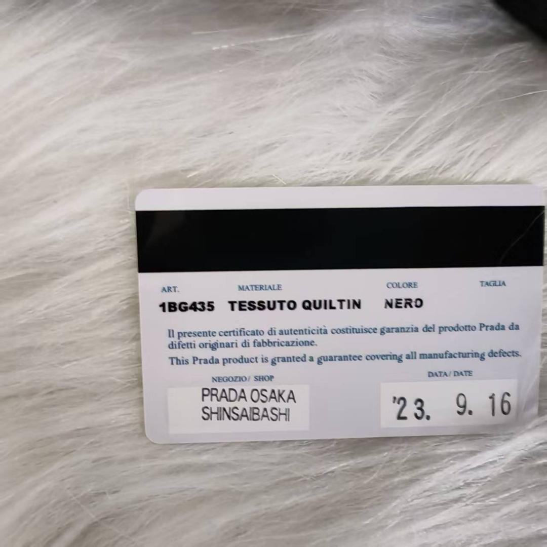 PRADA ブラック ハンドバッグ 2way 三角 Re-Nylon