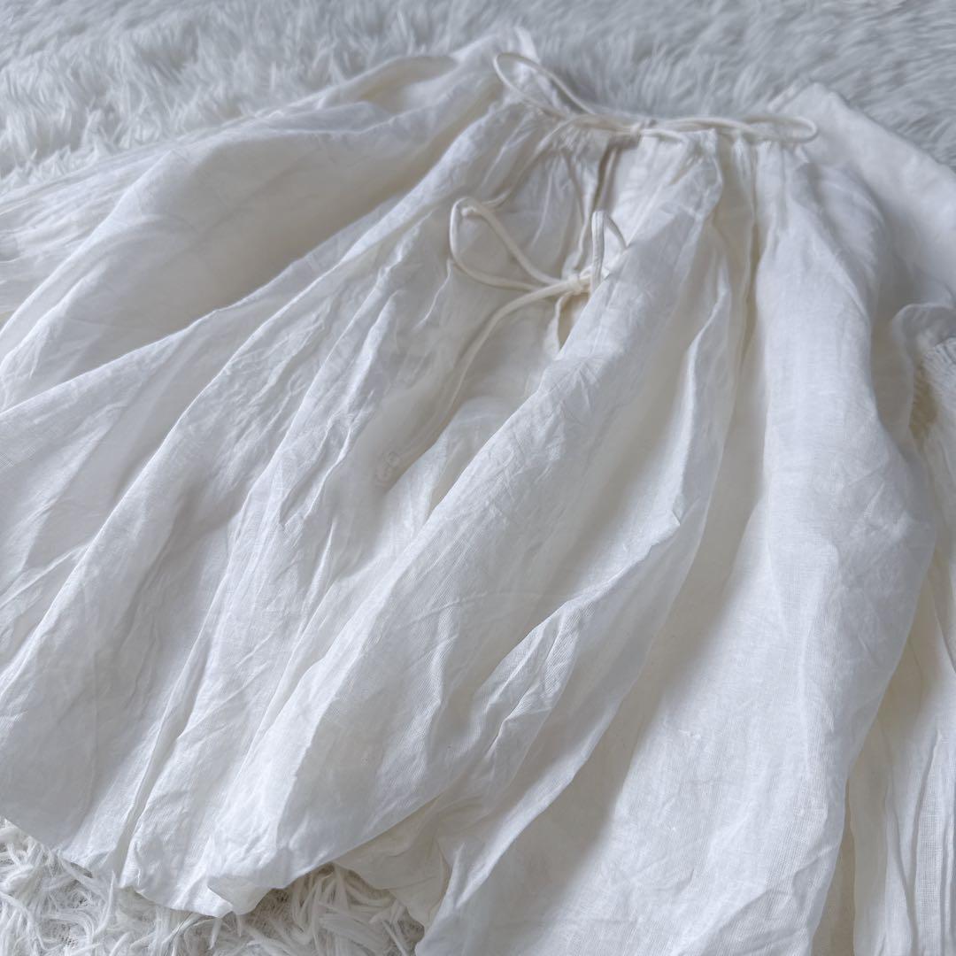 極美品 マリリンムーン ボリュームギャザーバルーンブラウス 定価25,300円