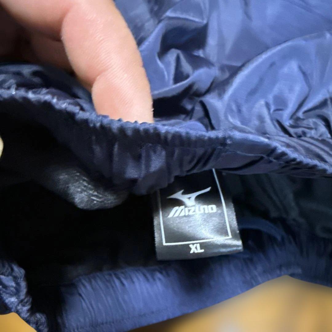Mizuno ネイビー ウインドブレーカー ウォーマー 上下セット XL