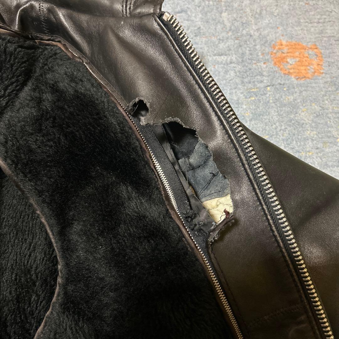 【一部ダメージあり）schott ショット641 ボアライナー付 38