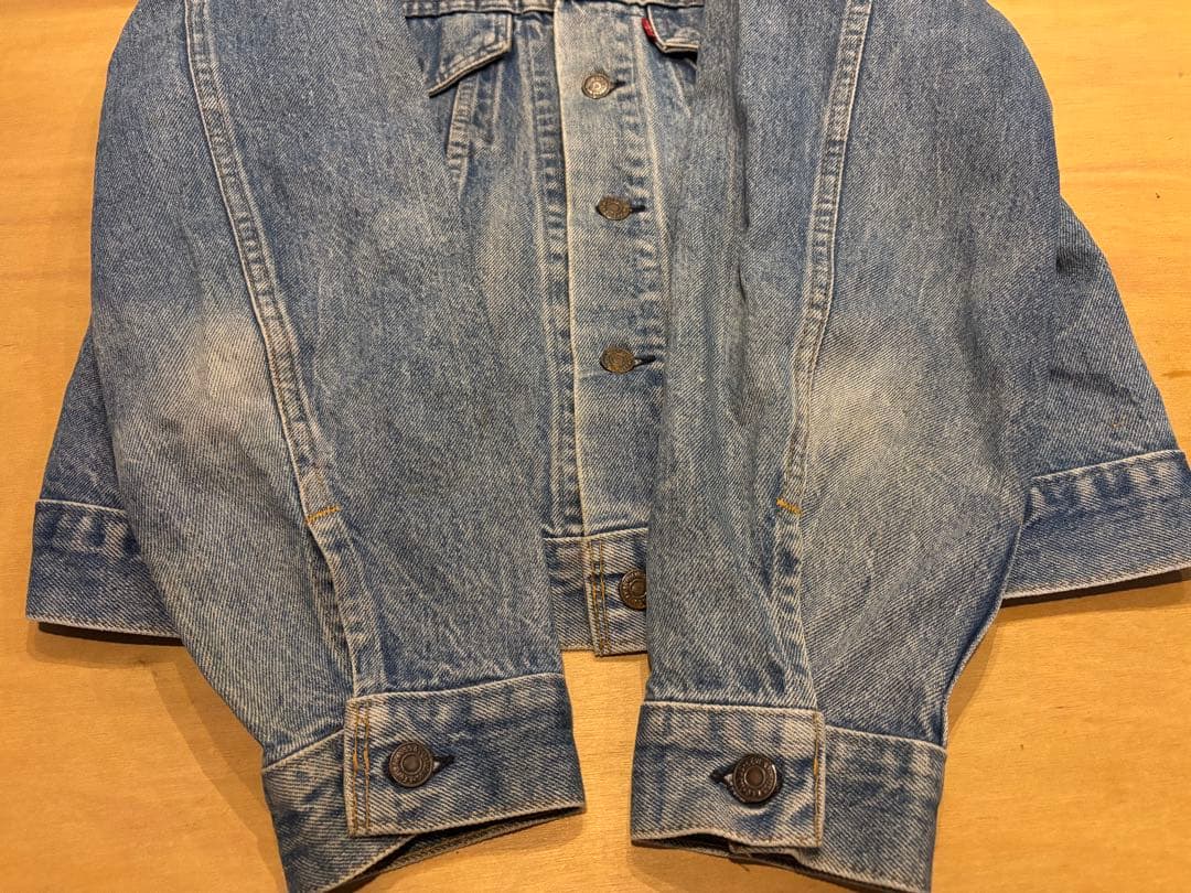 70s Levi's 70505-0213 44 ケアタグ 刻印1 米国製