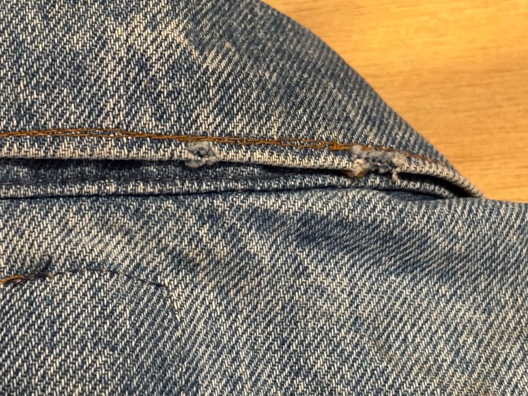 70s Levi's 70505-0213 44 ケアタグ 刻印1 米国製