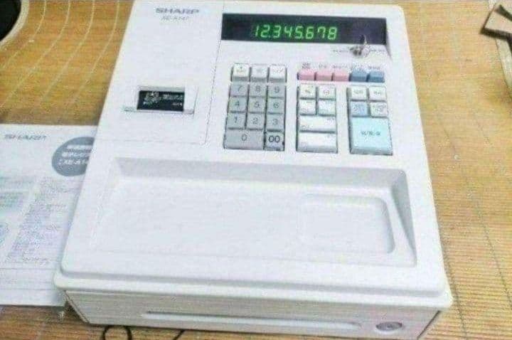 シャープレジスター　XE-A147　PC連携売上管理フル設定無料　012079