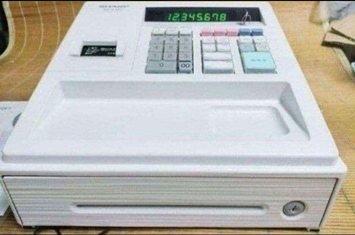 シャープレジスター　XE-A147　PC連携売上管理フル設定無料　012079