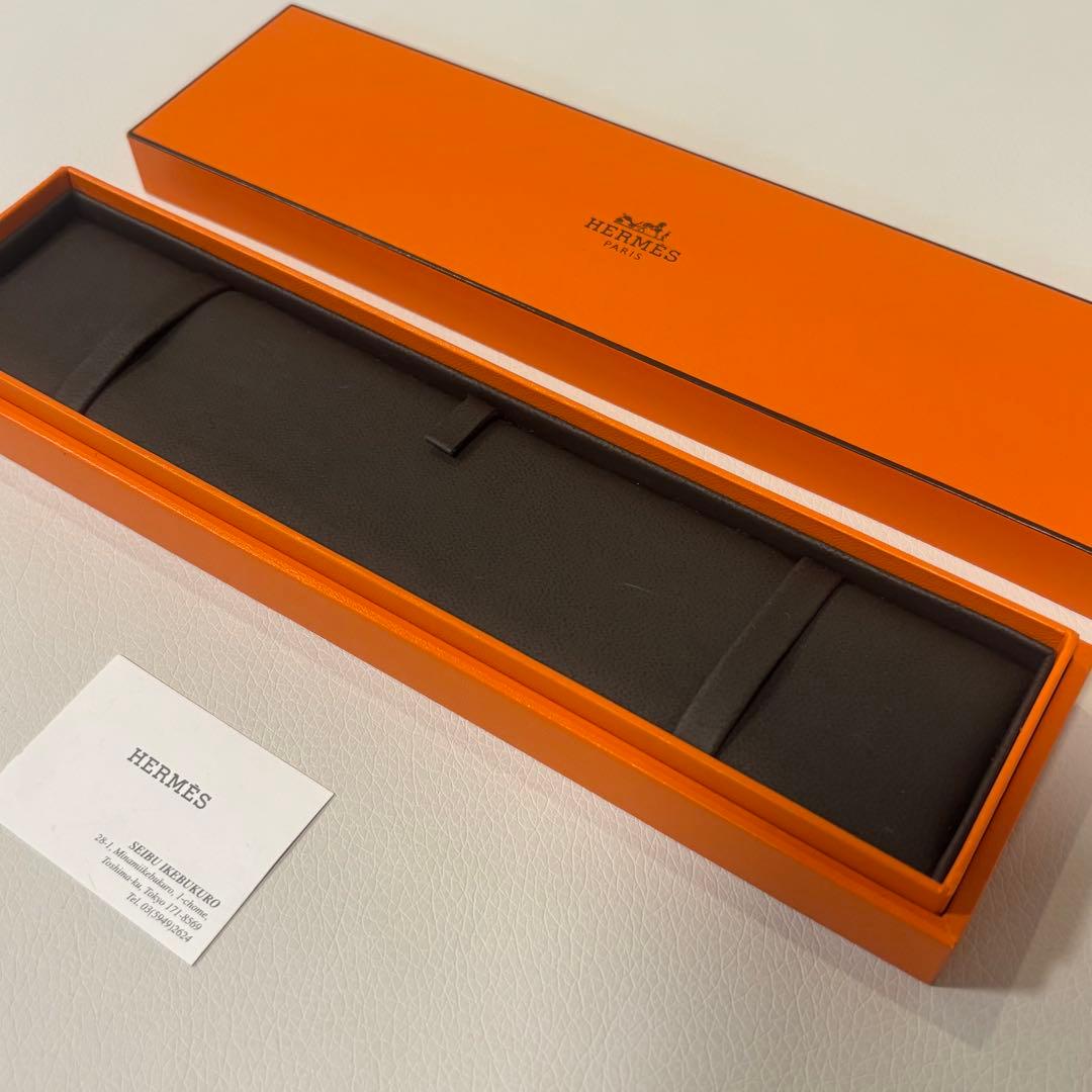 美品　エルメス　HERMES ブレスレット　ケース　空き箱のみ　ショップカード