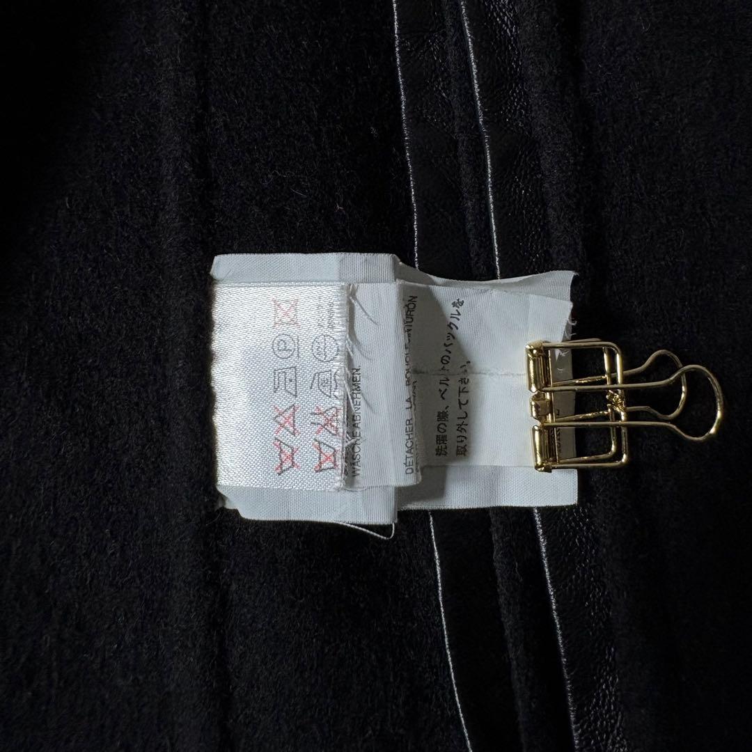 ジャケット・アウター wool cachemir hood far poncho buckle y2k