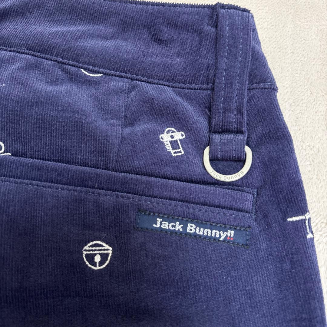 新品 ジャックバニー ×ドラえもん 刺繍 総柄 コーデュロイ パンツ ストレッチ
