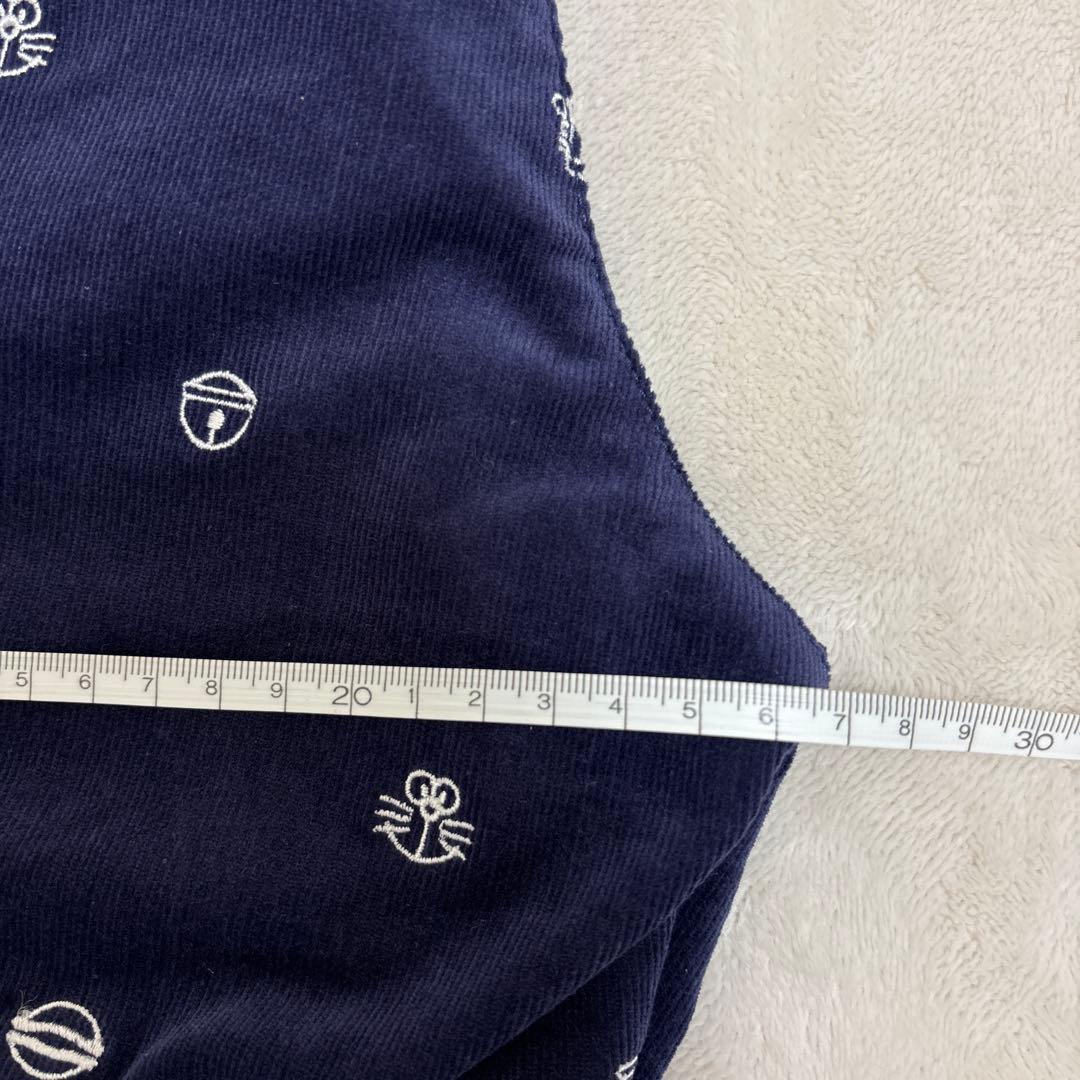 新品 ジャックバニー ×ドラえもん 刺繍 総柄 コーデュロイ パンツ ストレッチ