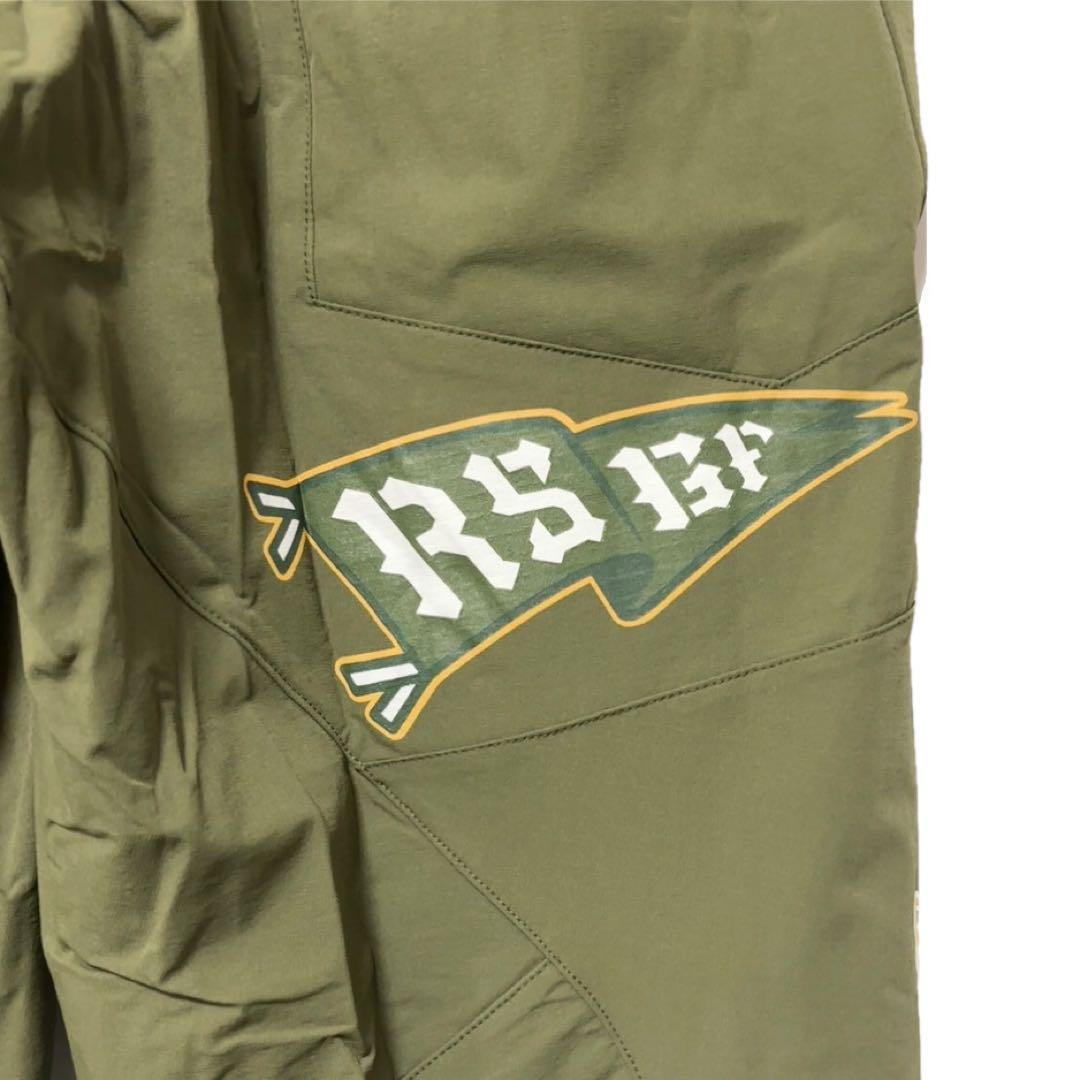 新品 ラッセルノ ゴルフ マルチロゴ ロングパンツ カーキ 2XL ゴルフパンツ