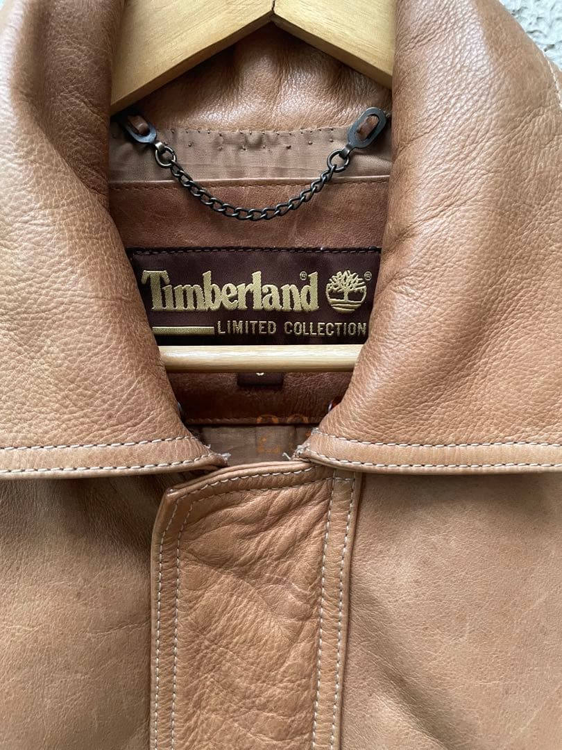 sale‼️vintage 90sティンバーランドA-2 レザーS 日本サイズＬ
