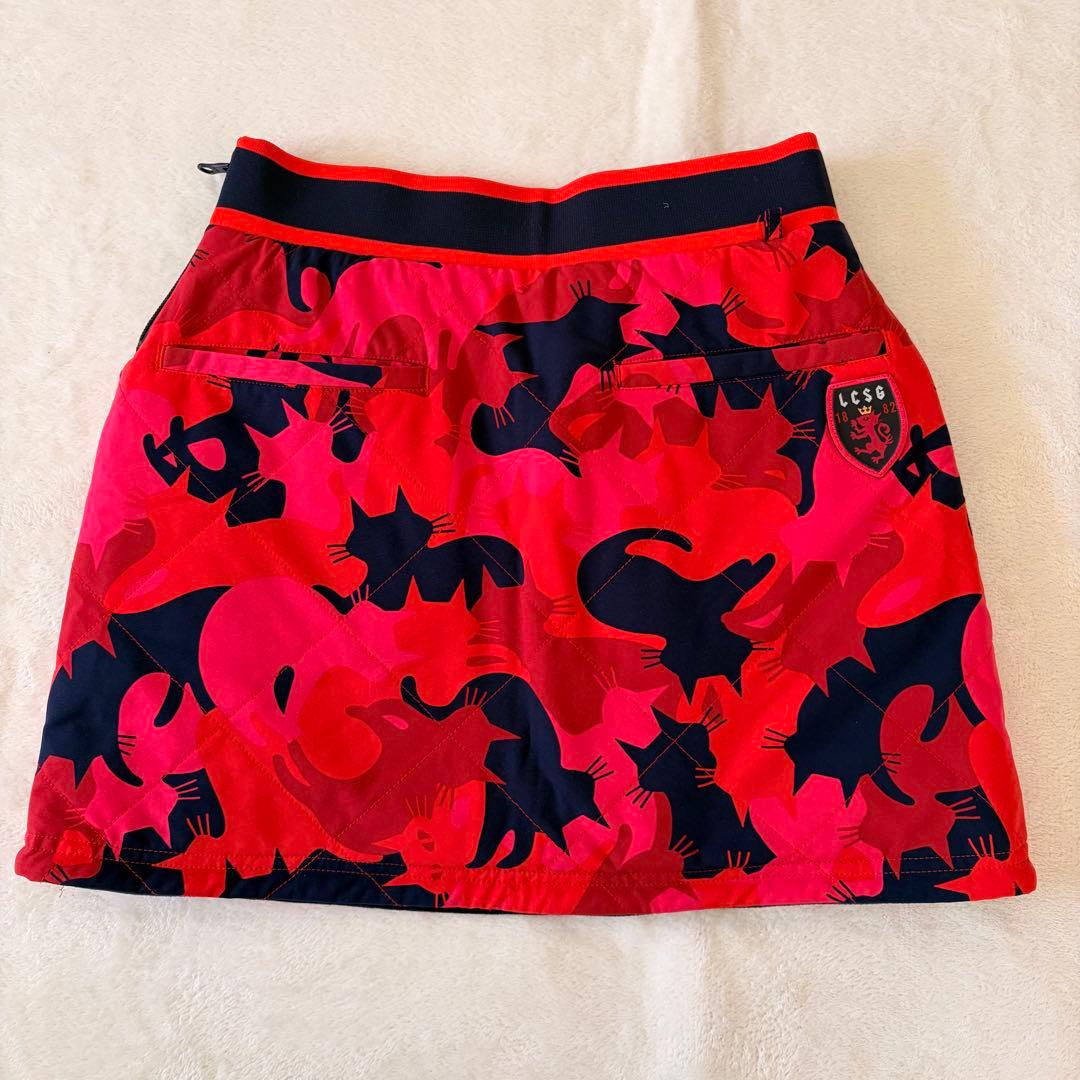 【超美品】レデースゴルフウェア　冬　ブルゾン Ｍ　スカート Ｓ　ルコック セット