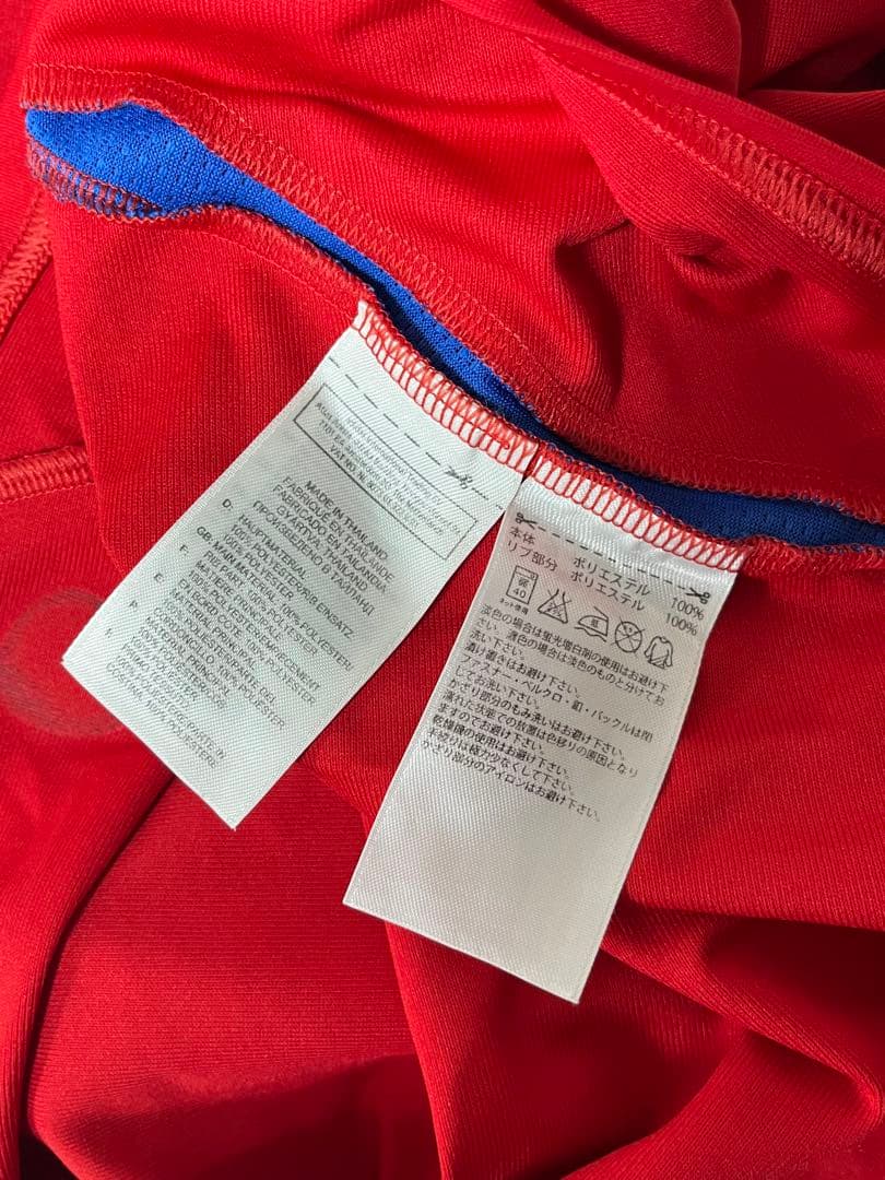 良好 アディダス 2010年 サッカースペイン代表 ホーム ユニホーム 赤 O