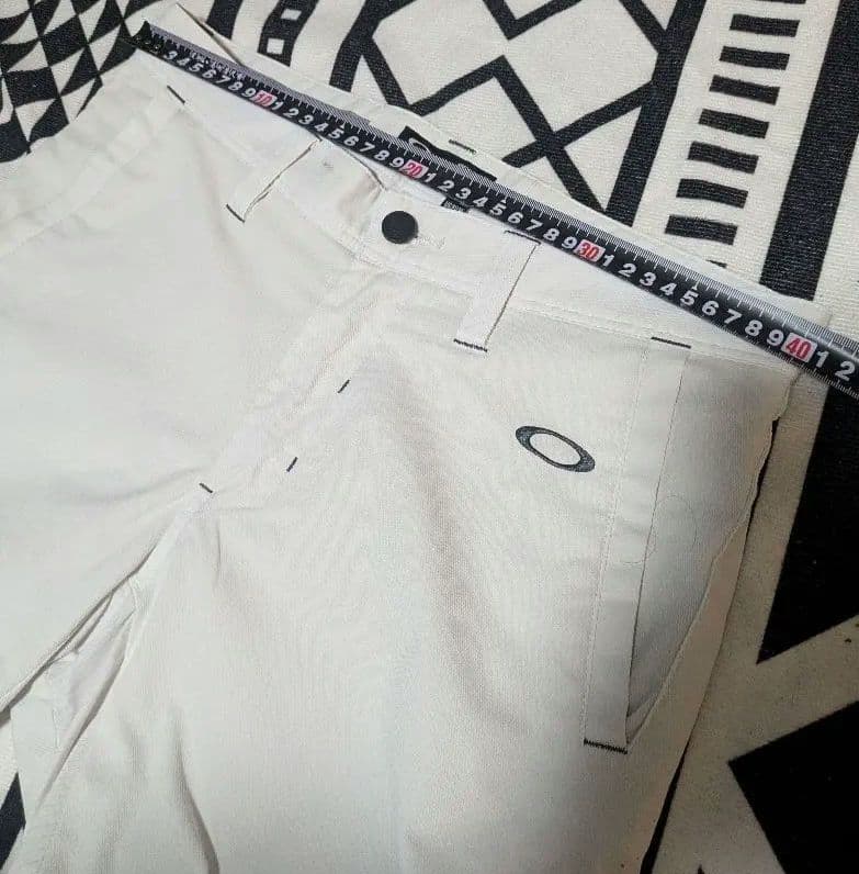 Oakley メンズ ゴルフウェア Ｌ-サイズ ホワイト上下セット