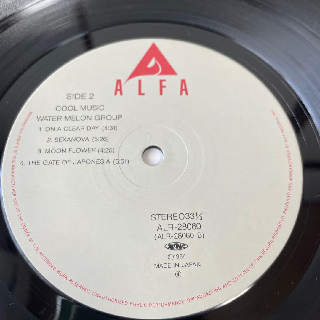WATER MELON GROUP「COOL MUSIC」 レコード