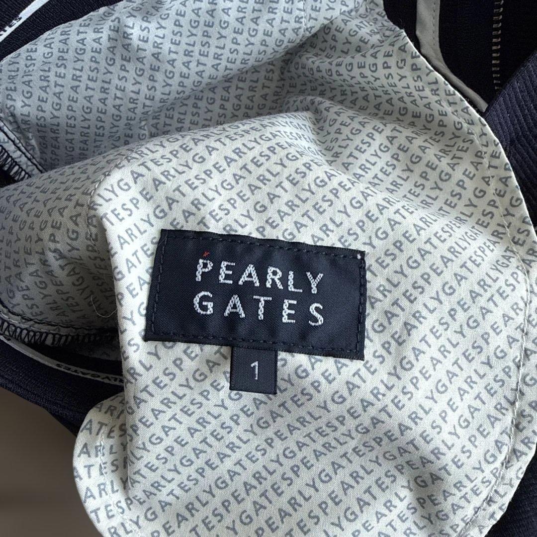 PEARLY GATES ゴルフパンツ ダークネイビー チェック柄