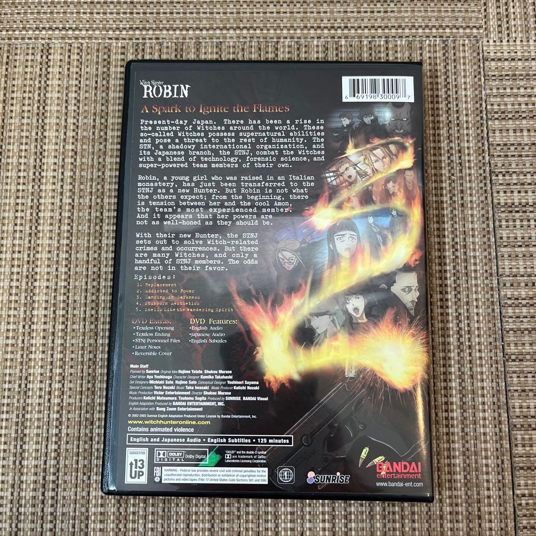 Witch Hunter Robin （北米版）DVD Box/CD/半袖シャツ