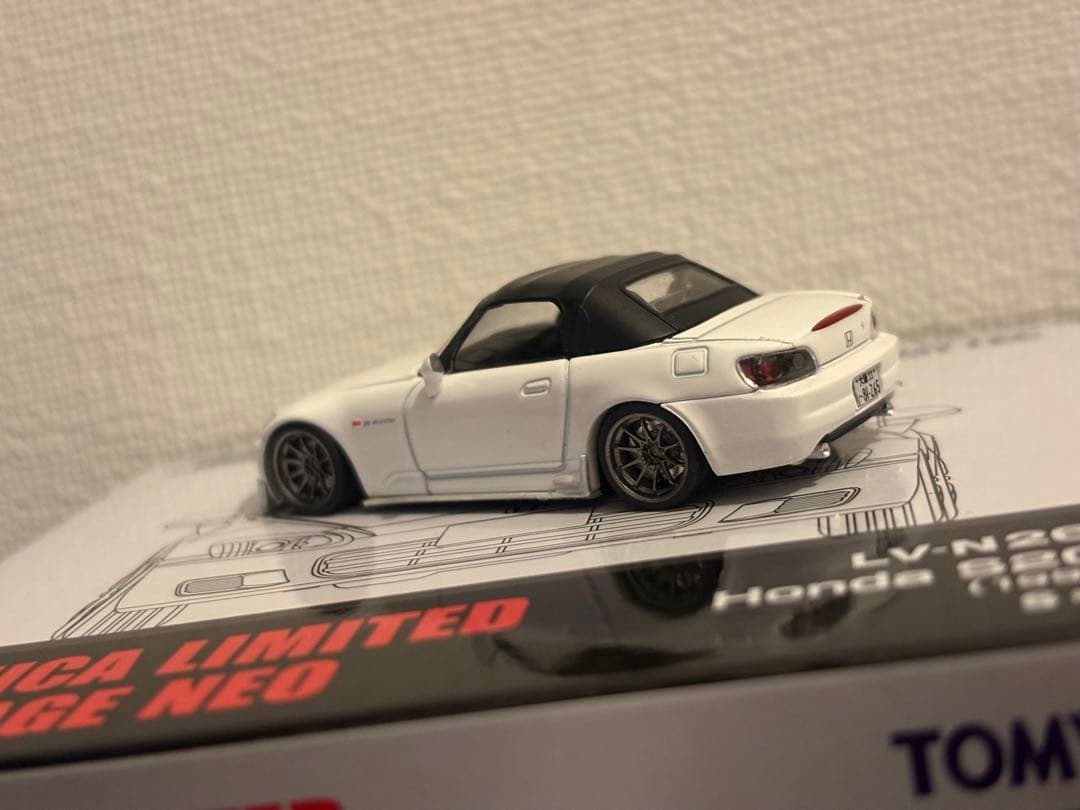 1/64 Tomytec Honda S2000 白　カスタマイズ
