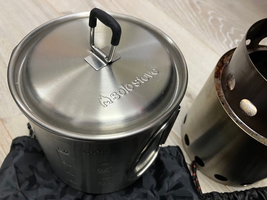 早い物勝ち　solo stove ソロストーブ　ソロストーブポット900 セット