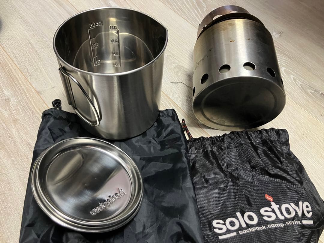 早い物勝ち　solo stove ソロストーブ　ソロストーブポット900 セット
