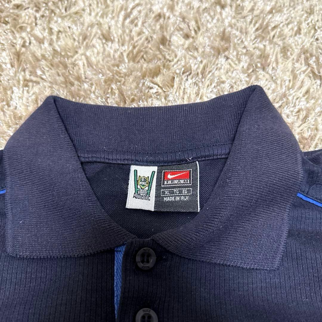 激レア FIJI製 NIKE NRL BULLDOGS 刺繍 ポロシャツ 三菱