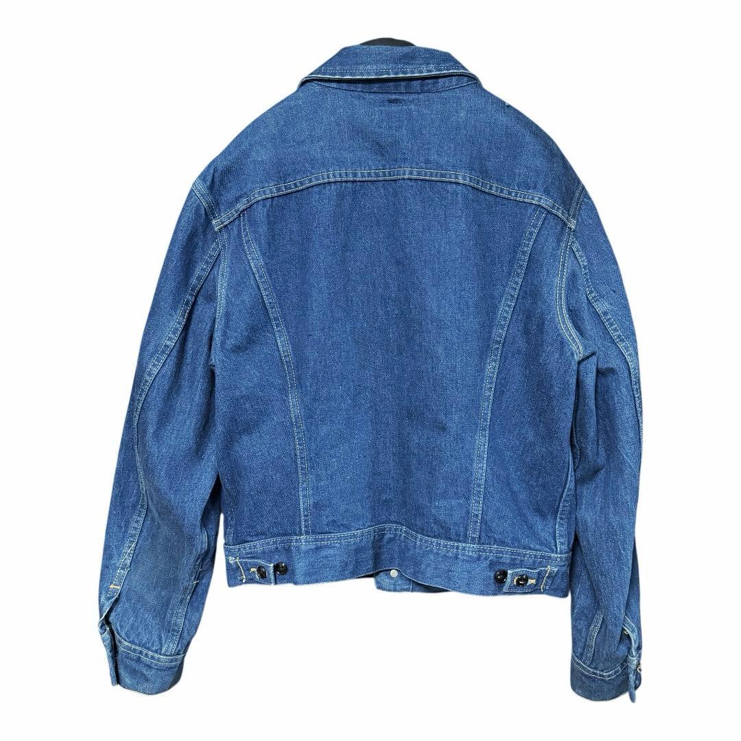 【Lee】80s 220J USA製 42R 濃紺 デニムジャケット