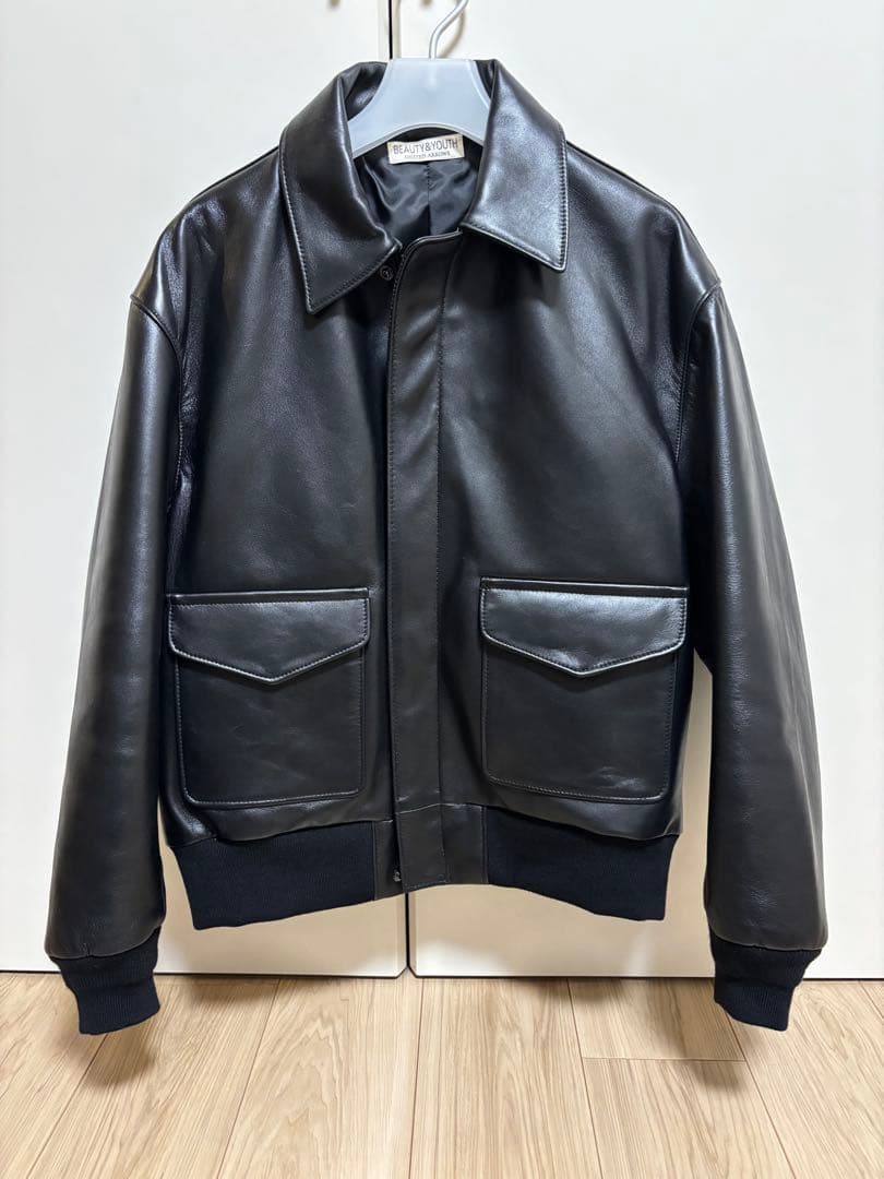 BEAUTY＆YOUTH united arrowsブラックレザージャケット
