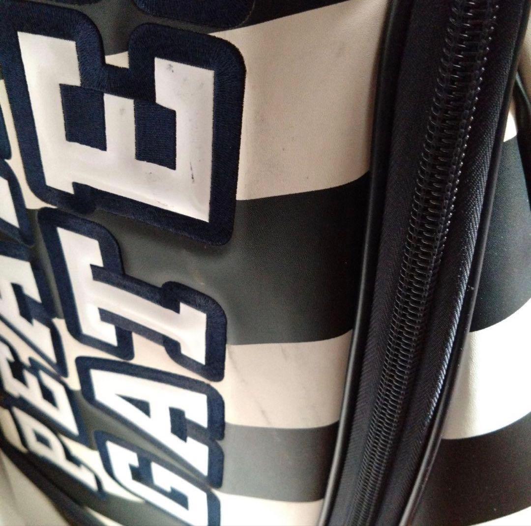 PEARLY GATES ストライプキャディバッグ