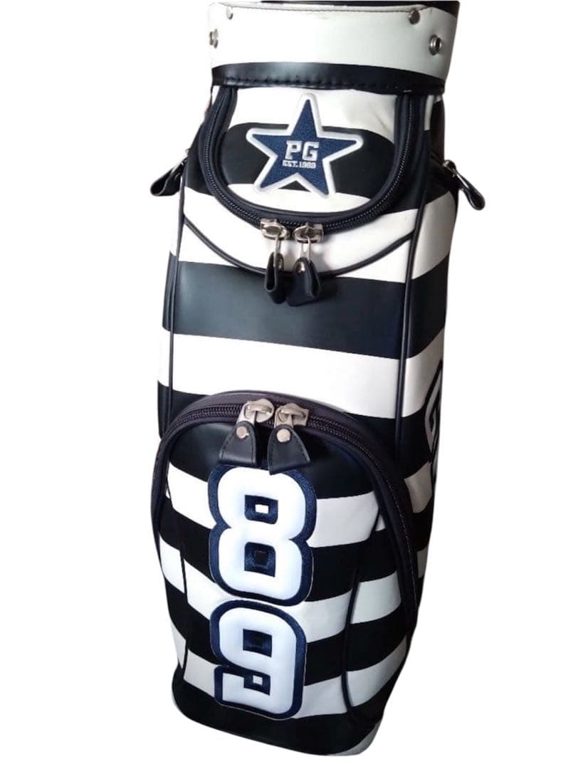 PEARLY GATES ストライプキャディバッグ