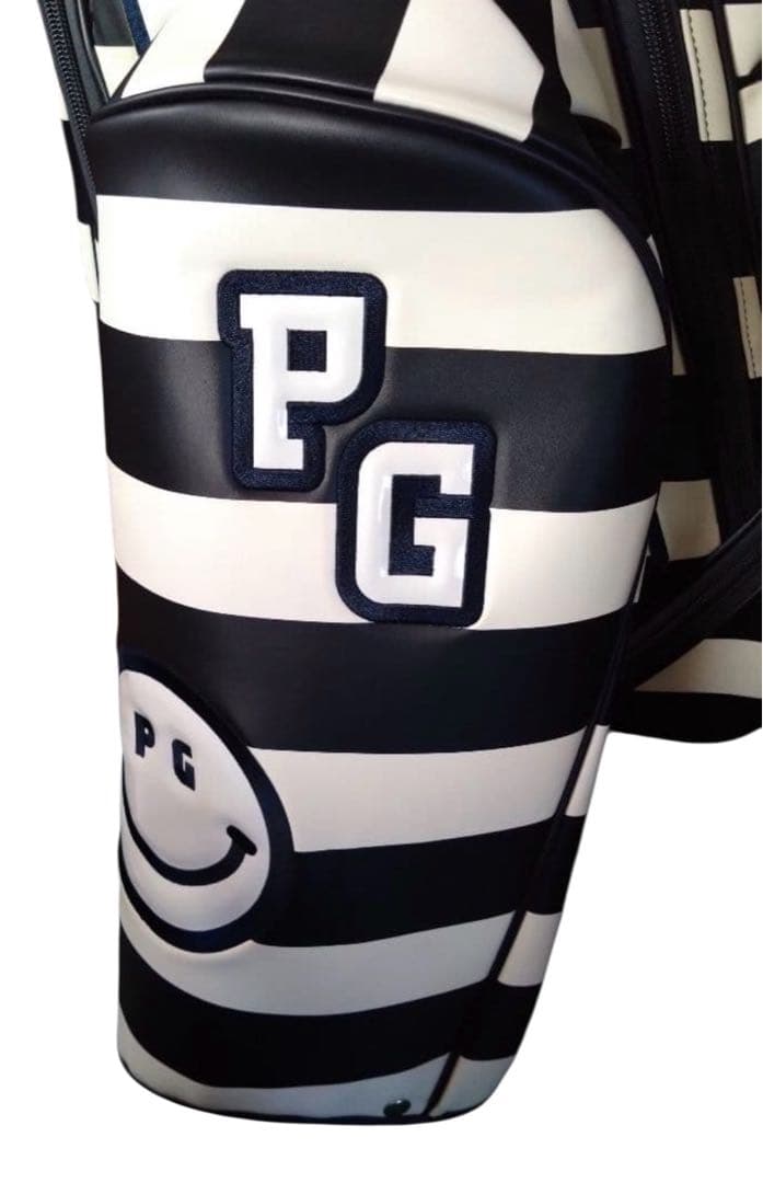 PEARLY GATES ストライプキャディバッグ