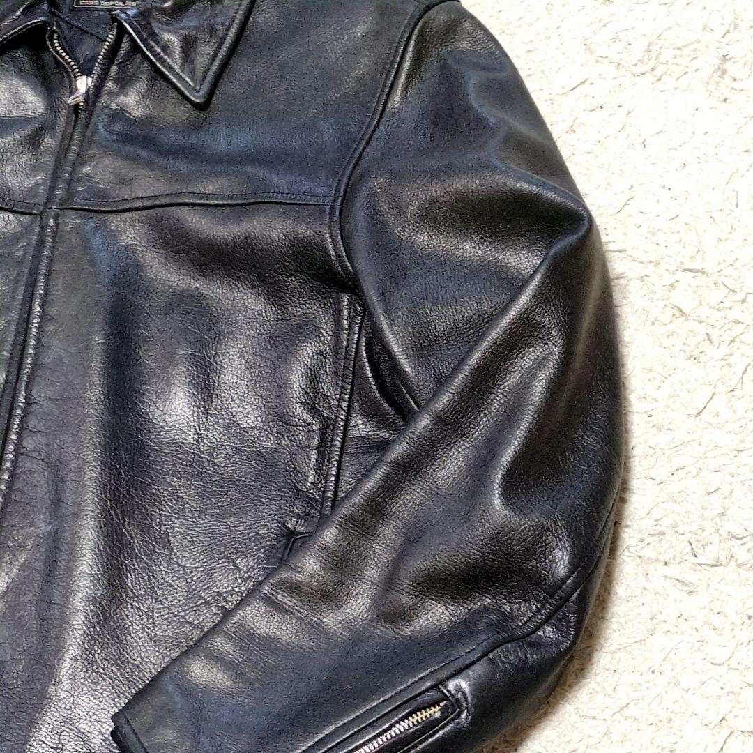 Wind Armor レザージャケット　黒　ニチワレザー