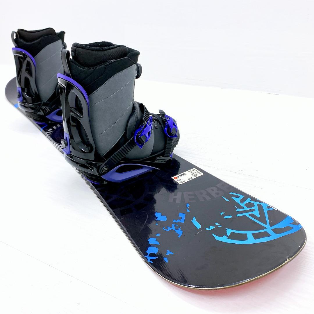 SHERBET シャーベットメンズ スノーボードセット スノボ 151 26.5