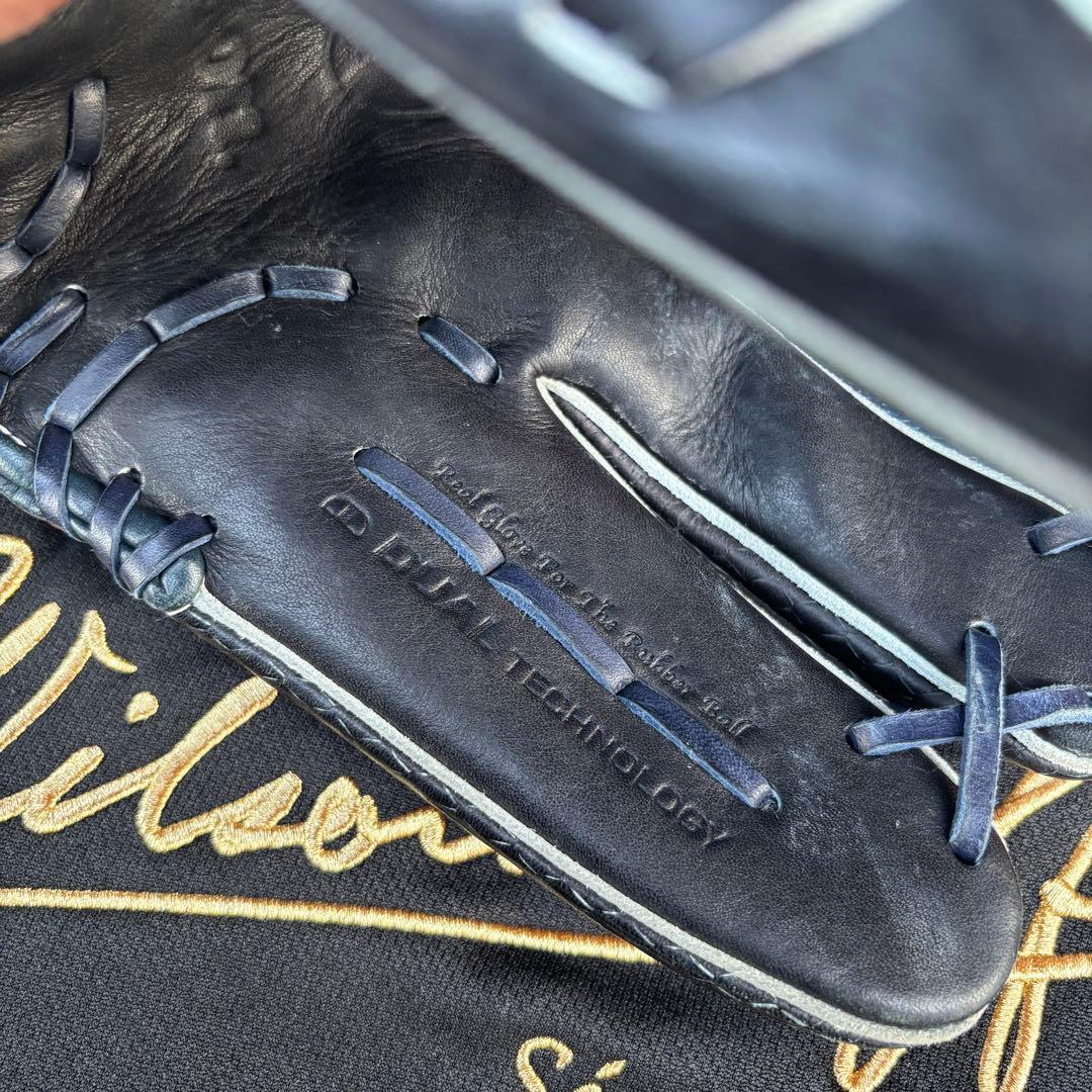 ウィルソンスタッフ デュアル 日本製 軟式グラブ 外崎モデル 内野手