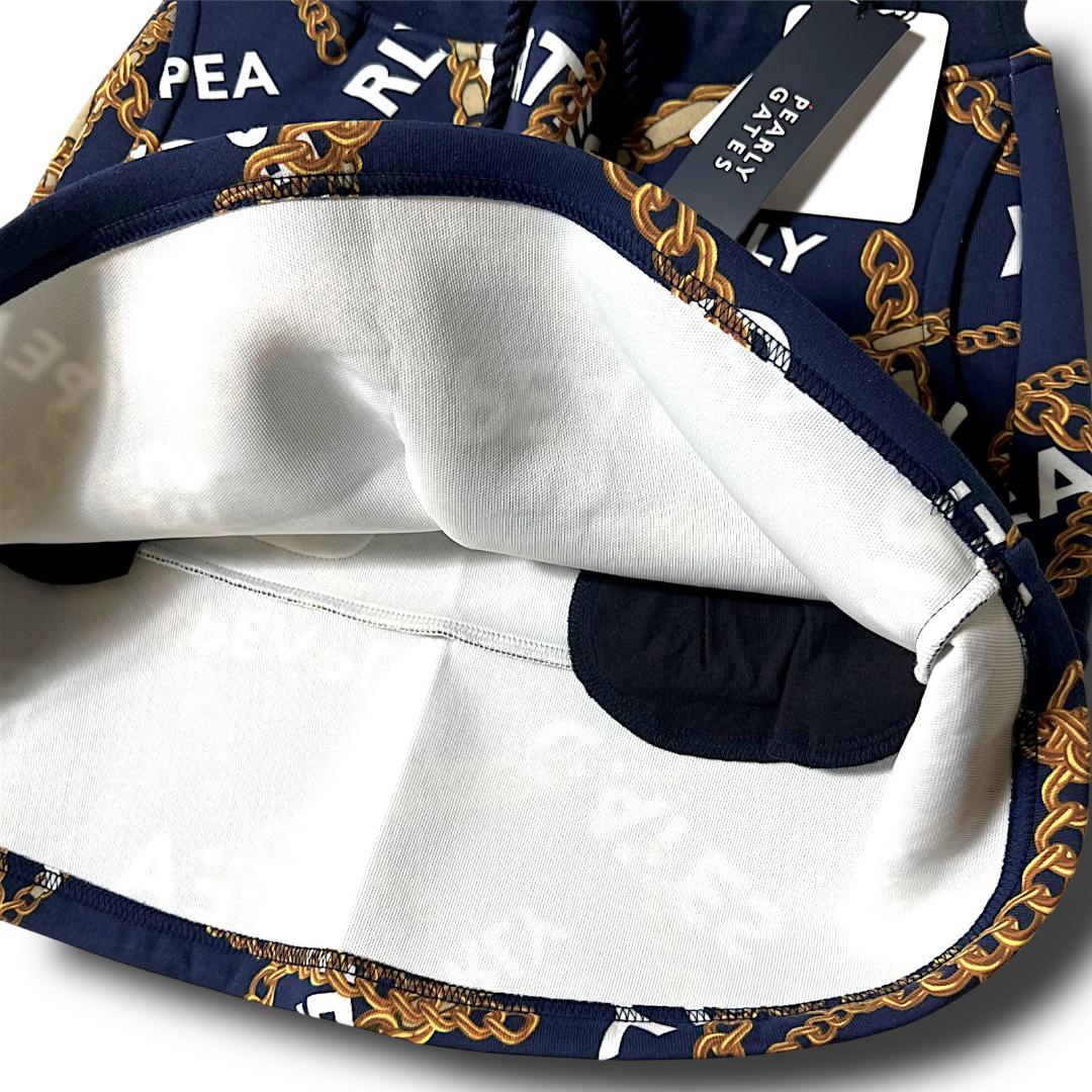 0 パーリーゲイツ チェーンロゴ柄 ツイルダンボール セットアップ