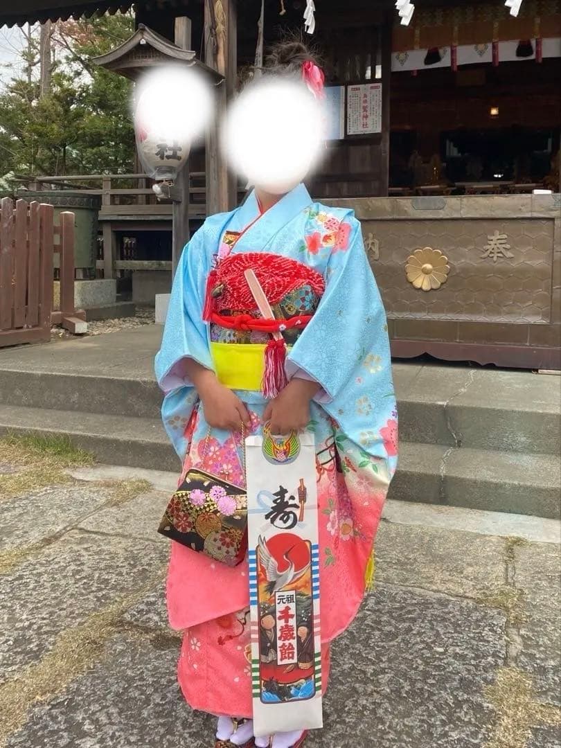 七五三 7歳　着物&小物一式セット