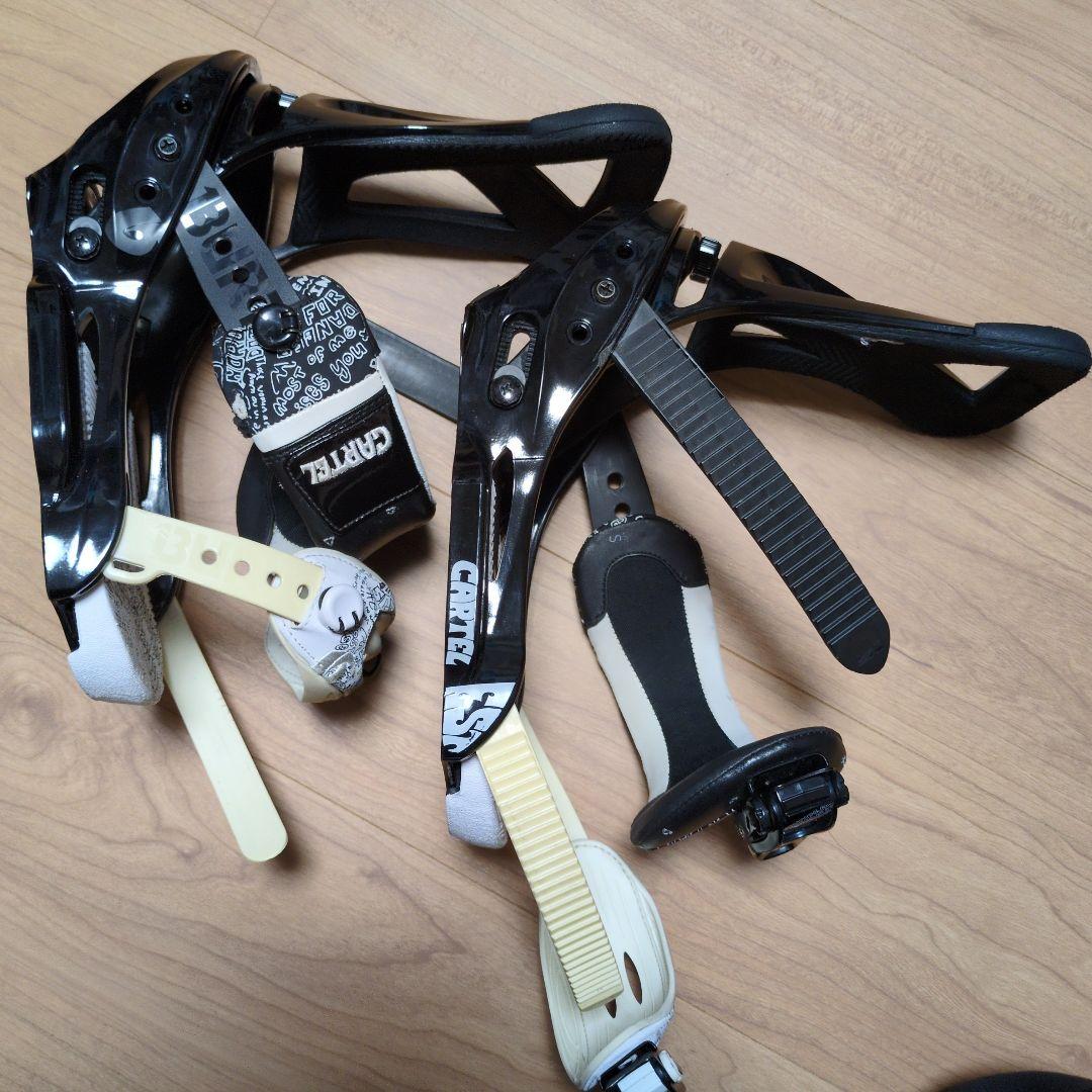 CARTEL EST スノーボードビンディング ブラック/ホワイト