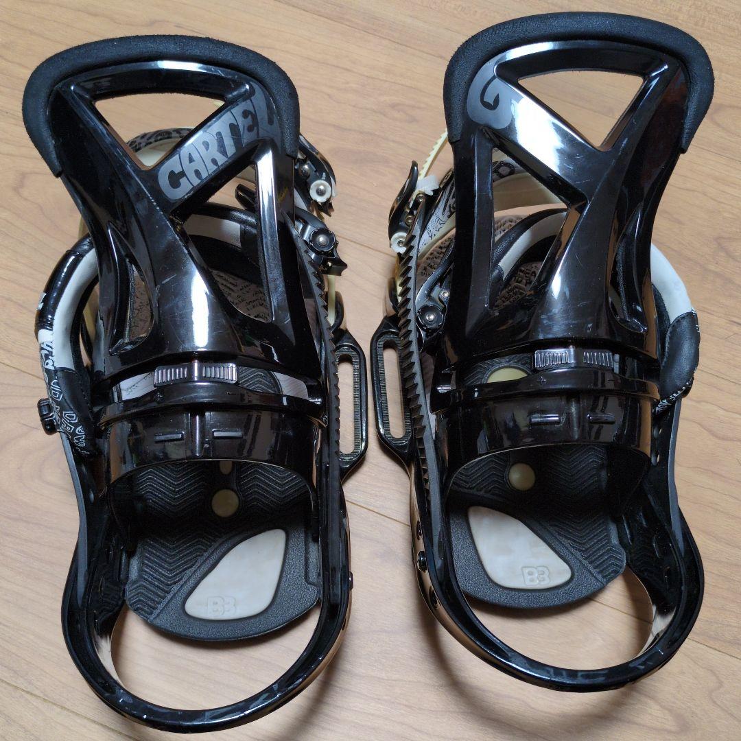 CARTEL EST スノーボードビンディング ブラック/ホワイト