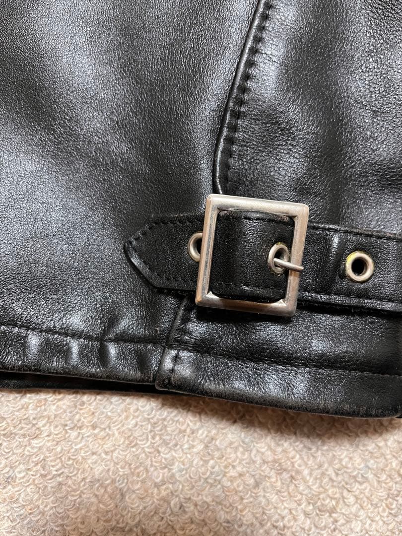 Schott 643 シングルライダースジャケット　38