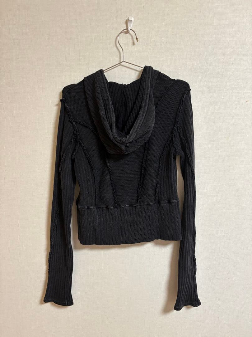 MAISONSPECIALメゾンスペシャルRibbed Short Hoodie