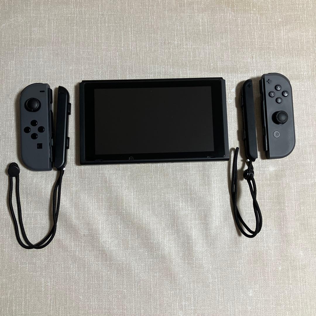 【美品】Nintendo Switch（グレー）SDカード付（128GB）