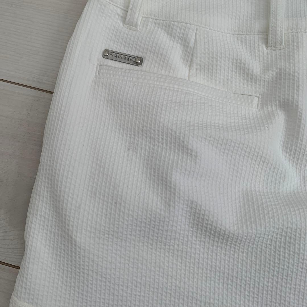 セントアンドリュース　ゴルフスカート　ホワイト