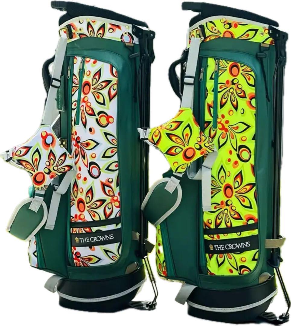 CROWN クラウン　スタンドキャディバッグ　スタンドバッグ　新品　ゴルフバッグ