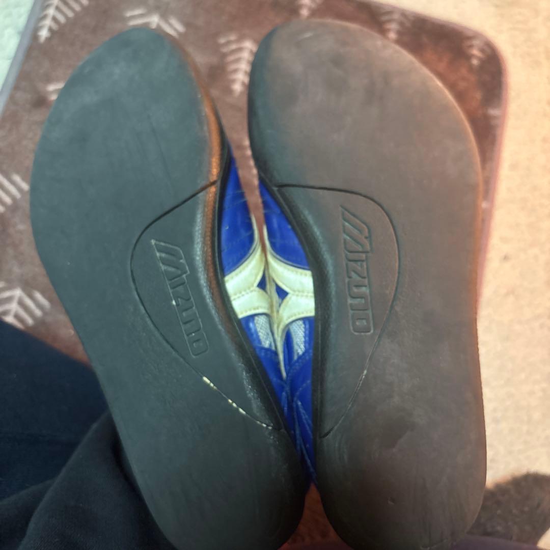 Mizuno 陸上競技用スローイングシューズ 24.5cm ブルー/ホワイト