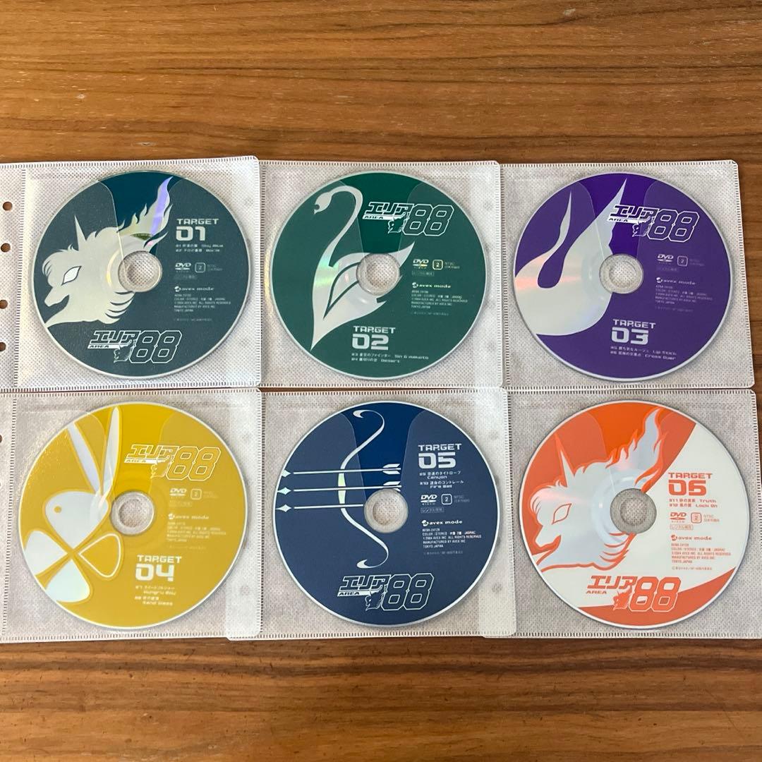 エリア88 DVD 全6巻　全巻セット