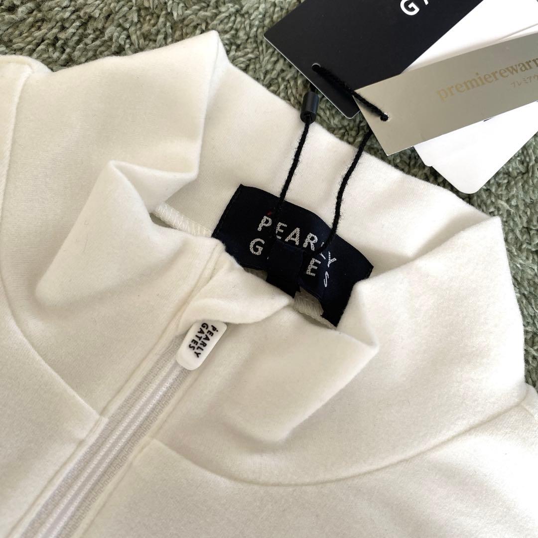 パーリーゲイツ☆新品 プレミアウォーム ハーフジップ カットソー プルオーバー