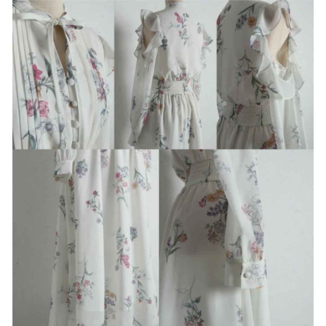 【新品】tocco closet ラッフルフリルオープンショルダーワンピース