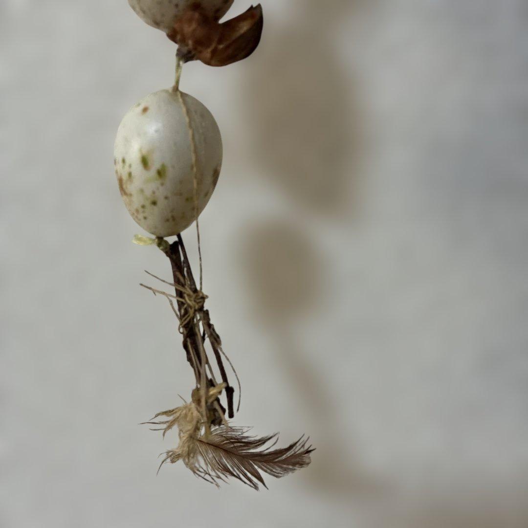 【ドイツクリスマスマーケット購入】ハンドメイド 鳥の置物