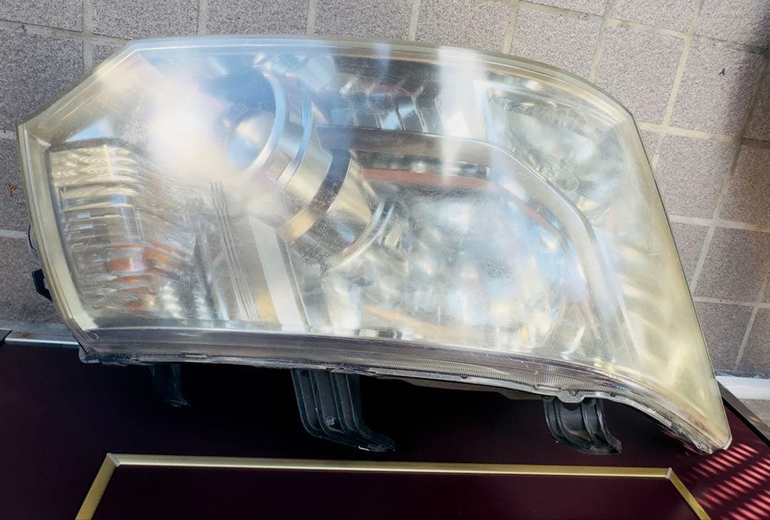 使用済み三菱 デリカD5 CV5W CV2W CV1W ヘッドライト 左右セット