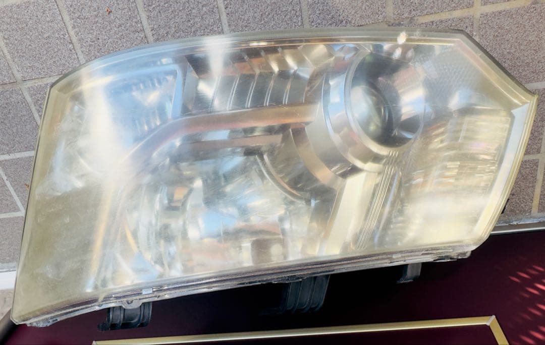 使用済み三菱 デリカD5 CV5W CV2W CV1W ヘッドライト 左右セット